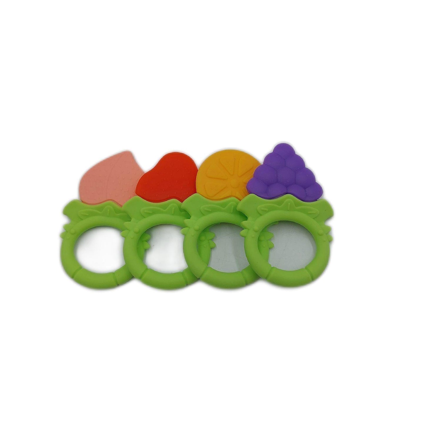 iFancy Beissringe Babyspielzeug Zahnungshilfe bunte Kau Spielzeuge sicher BPA frei Schmerzlinderung