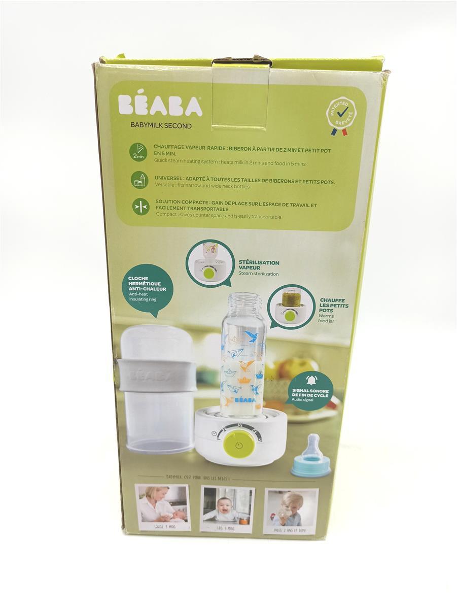 Béaba Babymilk Fläschchenwärmer mit Dampf neon gelb Beaba Babymilk Fläschchenwärmer Dampf gelb praktisch