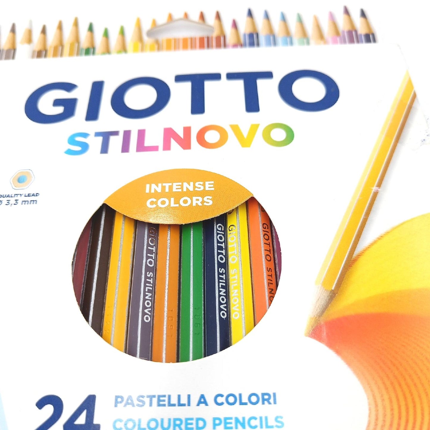Giotto Buntstifte Malkasten 24 Farben Stilnovo hochwertig zum Malen und Zeichnen