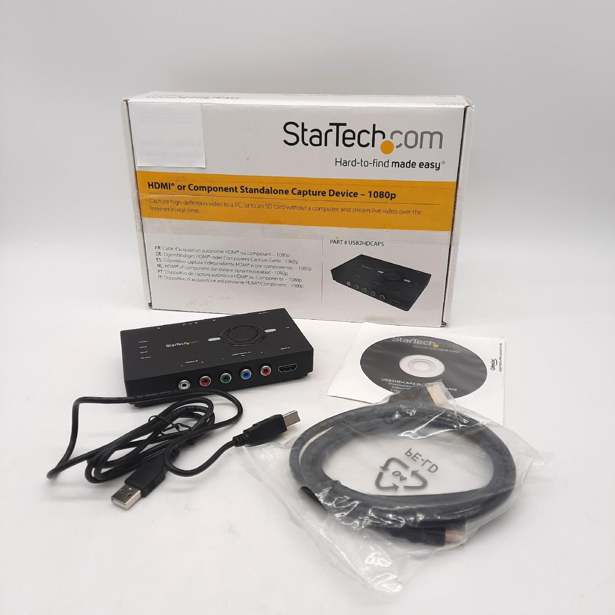StarTech.com Standalone Video Aufzeichnungs- und Streaming Gerät, HDMI oder Comp