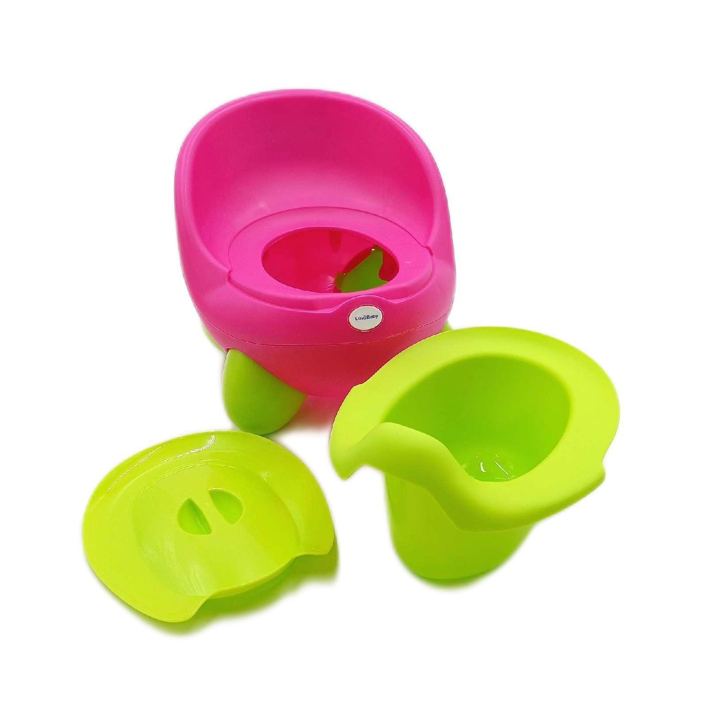 Töpfchen-Sitz von Luvdbaby/ Herausnehmbares inneres Töpfchen/ Hohe Rückenlehne und ergonomisches Design/ Nicht-rutschende Füßchen/ Tolles Design, das Ihre Kinder lieben werden