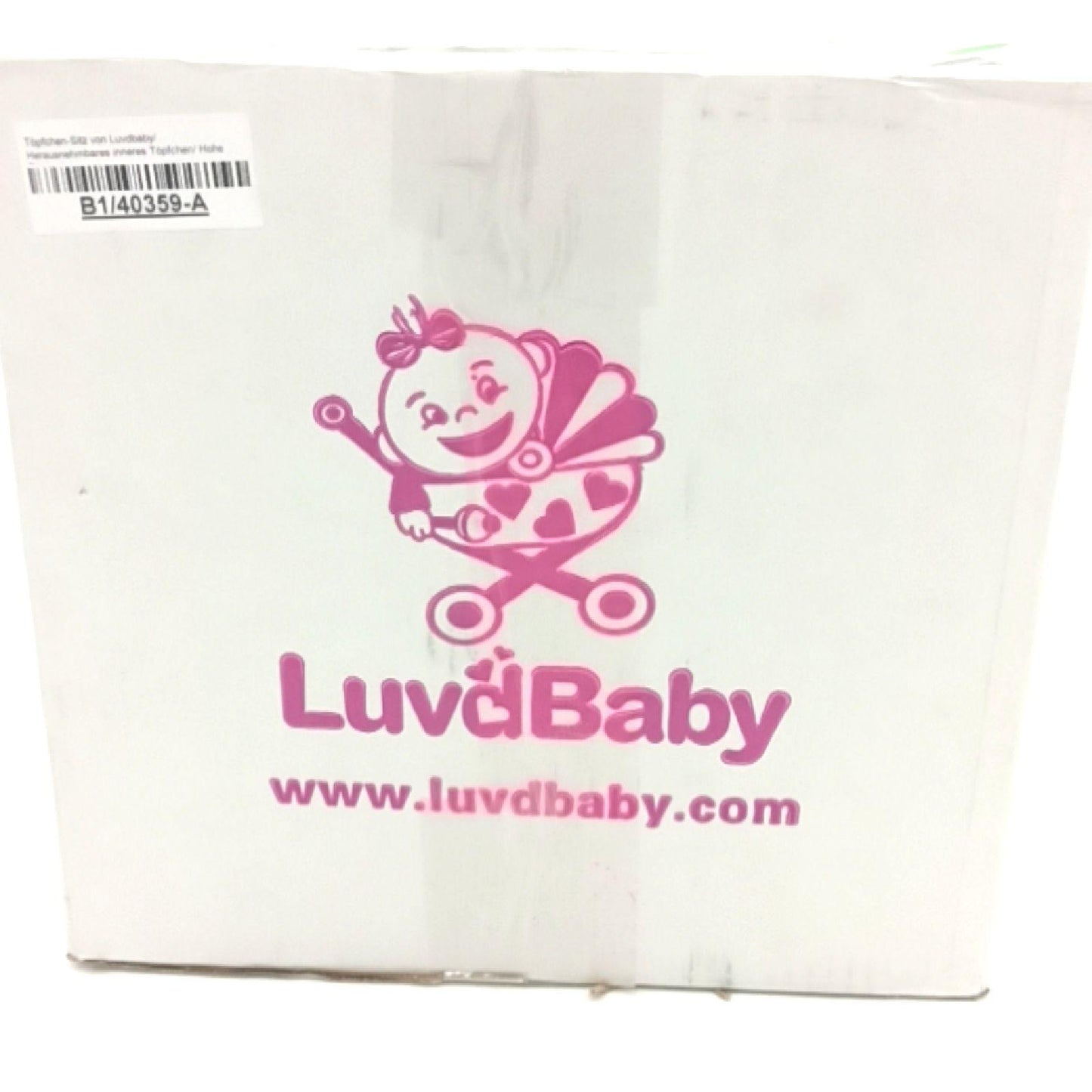 Töpfchen-Sitz von Luvdbaby/ Herausnehmbares inneres Töpfchen/ Hohe Rückenlehne und ergonomisches Design/ Nicht-rutschende Füßchen/ Tolles Design, das Ihre Kinder lieben werden