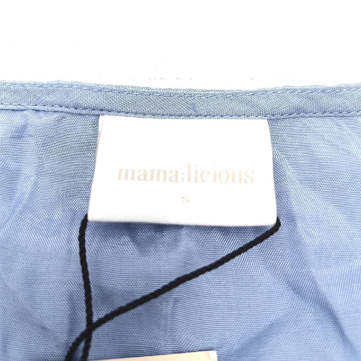 Mamalicious Bluse Damenbekleidung MLMARIAH Woven Wickeloptik Eleganz