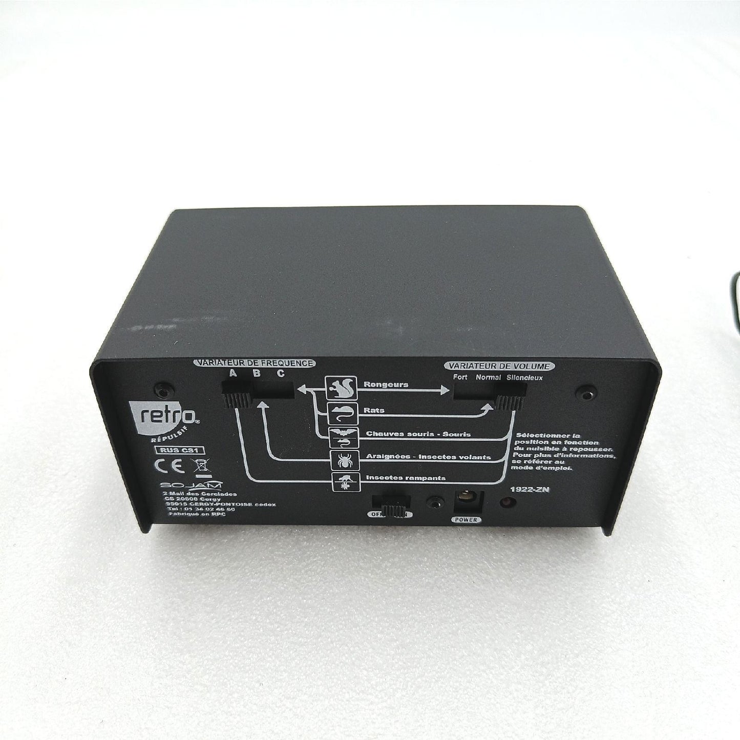 ACTO Retro ULTRASONS Fledermaus Souris RUSCS1 Ein Ausschalter