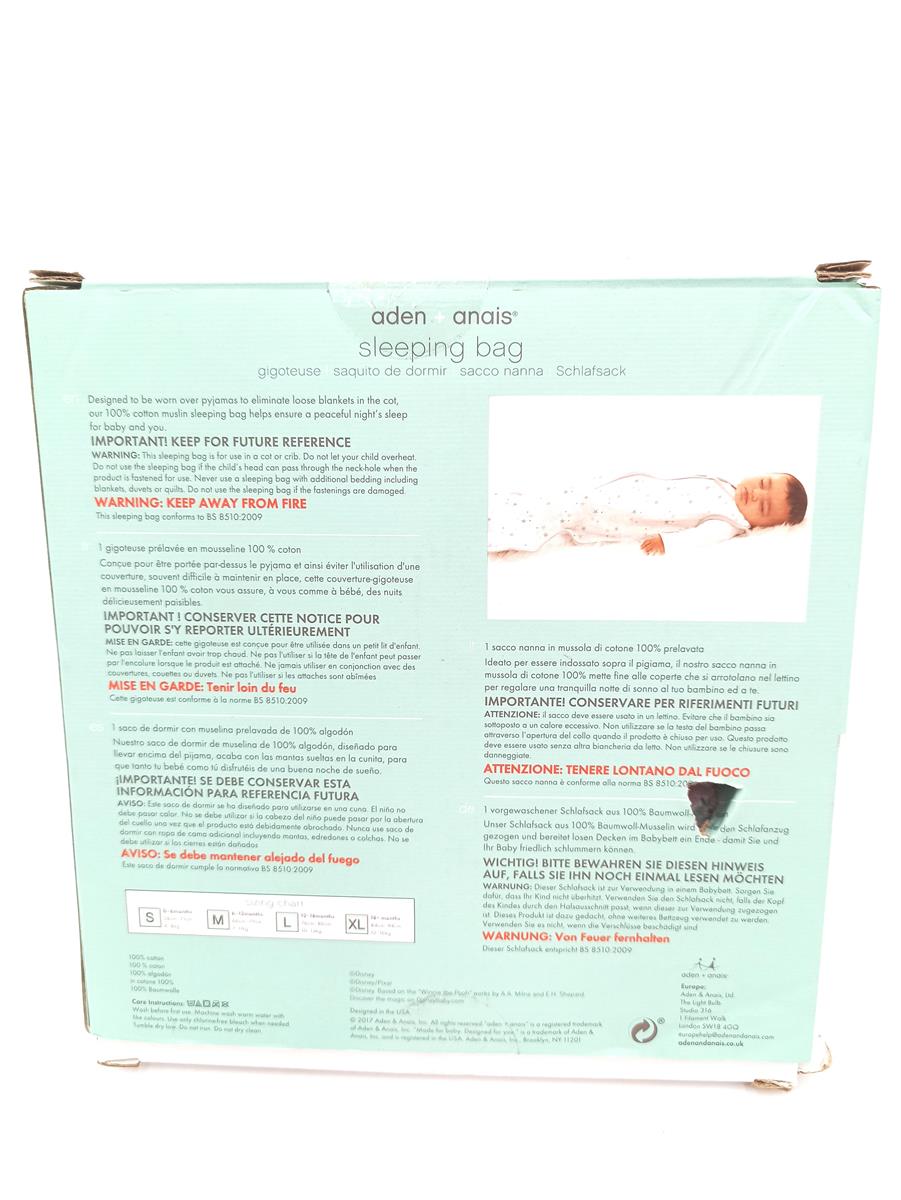 Aden Anais Disney Schlafsack Bambi Musselin 100% Baumwolle 12-18m 1.0 TOG niedlich