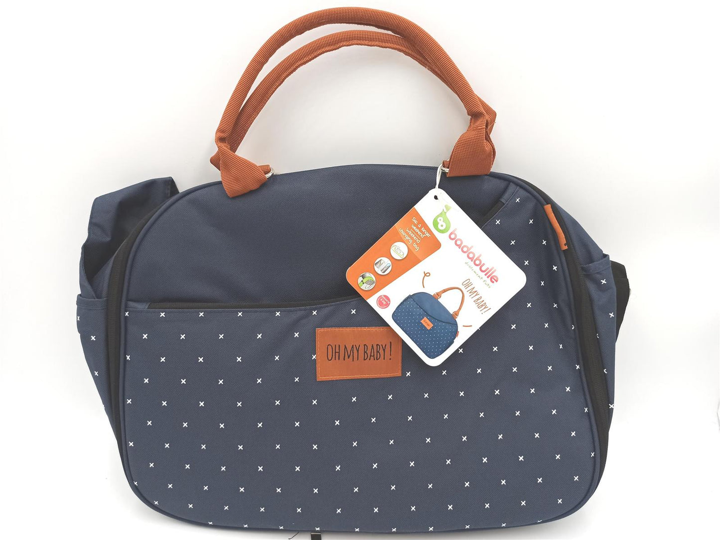 Badabulle Wickeltasche Babybedarf Weekend navy blau praktisch geräumig leicht transportierbar