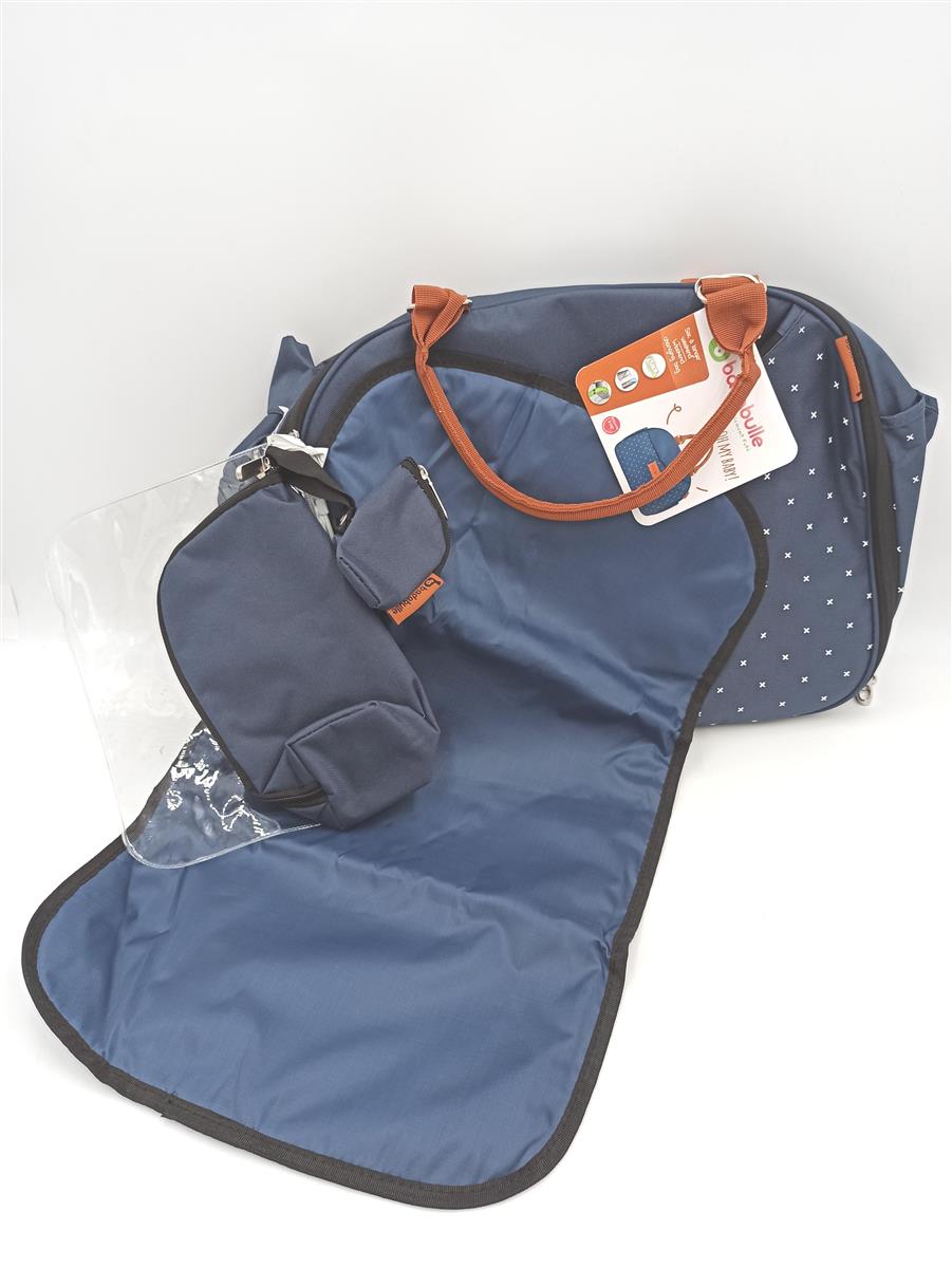 Badabulle Wickeltasche Babybedarf Weekend navy blau praktisch geräumig leicht transportierbar