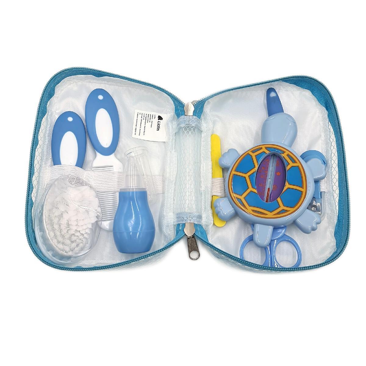 Lictin Baby Pflege Set Bade Thermometer Haarbuerste ohne Beissring