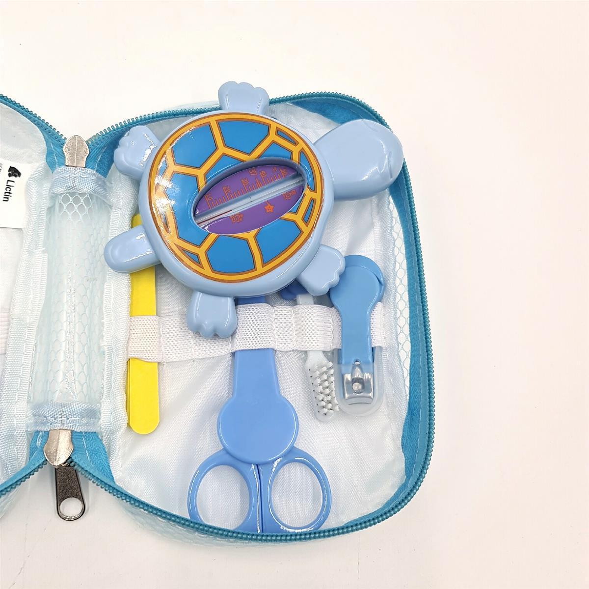 Lictin Baby Pflege Set Bade Thermometer Haarbuerste ohne Beissring