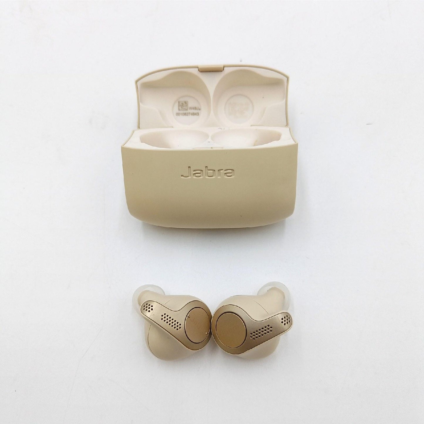 Jabra Elite 65t ? True Wireless In-Ear Kopfh?rer mit Passive Noise Cancellation ? Mit 4 Mikrofon-Technologie ? Gold/Beige, 2,7 x 3 x 2,3 cm, 100-99000001-60