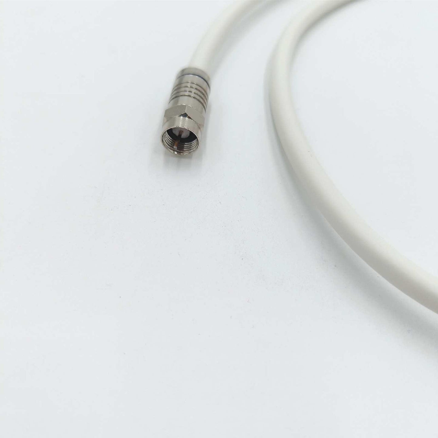 1aTTack Anschlusskabel Koaxial SAT 15 Meter 80db weiß hochwertig