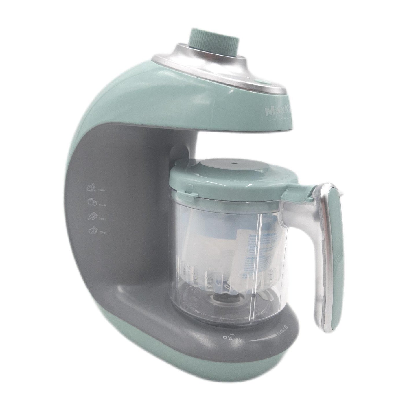 MaxKare Babynahrungszubereiter Dampfgarer Mixer Dämpfen Mixen Auftauen Multifunktion Heizung