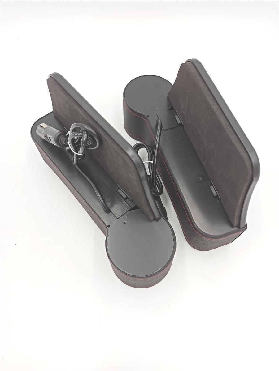 PU Leder Aufbewahrungsbox Auto Innenraumzubehör Multifunktional Organizer mit Kartenhalter und
