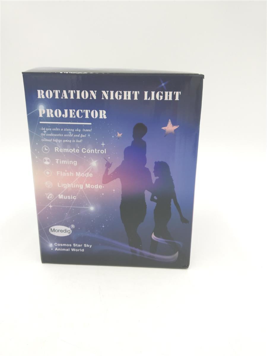 Moredig Sternenhimmel Projektor Kinder, Nachtlicht Baby mit Musik 360° Rotation + 12 Beruhigende Musik + 8 Romantische Licht, Kinder Geschenke, Geburtstage, Weihnachtsgeschenke - Schwarz und Weiß