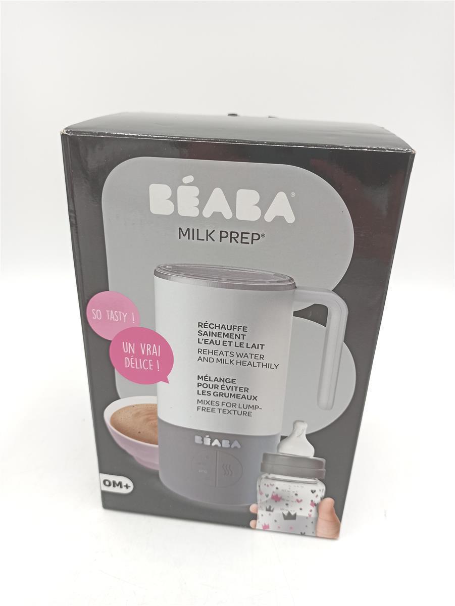 BÉABA Milk Prep Zubereiter Fläschchen milchhaltige Getränke schnell aufheizend Milch Milchpulver Muttermilch Folgemilch Schokomilch Babies Kleinkinder Grau Effizient