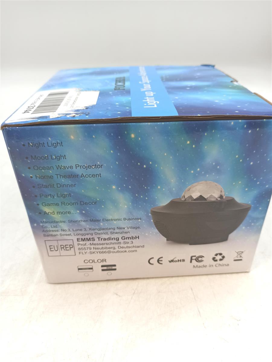 Sterntaler LED Lampe Sternenhimmel Projektor Kinderzimmer Nachtlicht Kinder Einschlafen