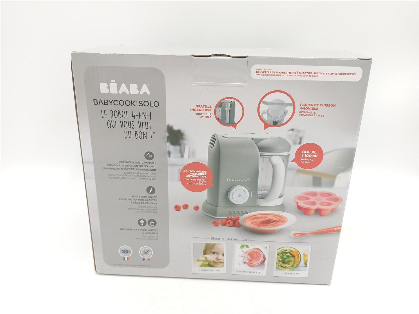 BEABA Babynahrungszubereiter Küchengeräte Babycook Solo Dampfgarer