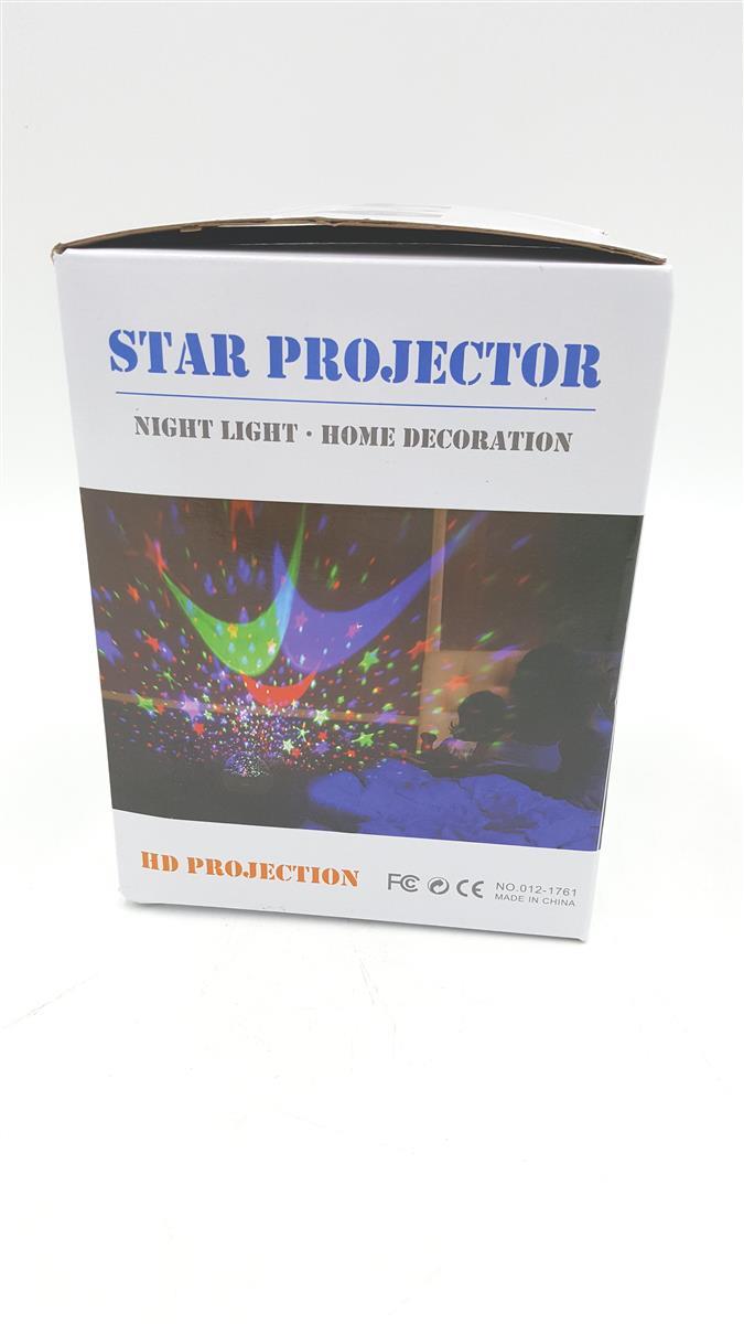 LED Projektor Nachtlicht Kinderzimmerbeleuchtung Sternenhimmel 360 Grad Drehen Timer Weihnachten
