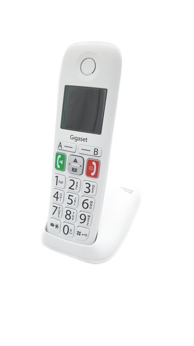 Gigaset Telefon Festnetztelefon Kommunikation E290 Weiß schnurlos komfortabel einfach bedienen