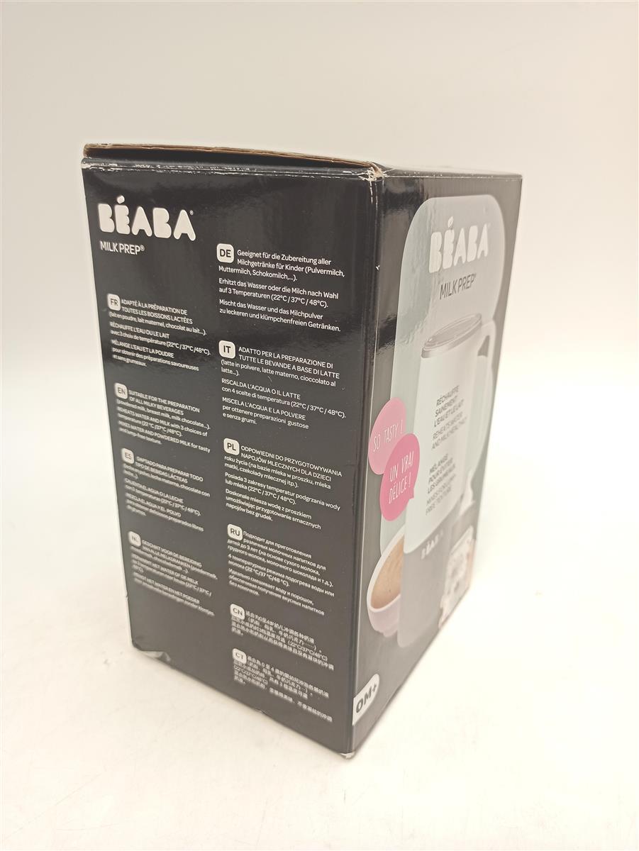 BÉABA Milk Prep Zubereiter Fläschchen milchhaltige Getränke schnell aufheizend Milch Milchpulver Muttermilch Folgemilch Schokomilch Babies Kleinkinder Grau Effizient
