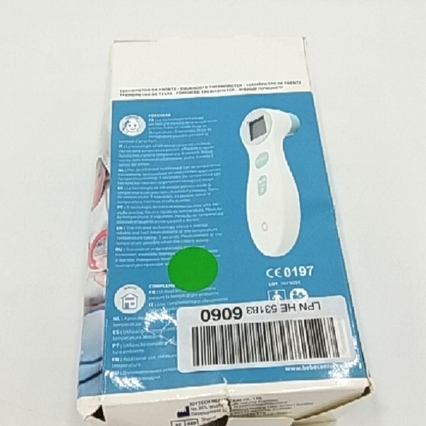 Bebeconfort Stirnthermometer Babys Thermometer Stirn zuverlässig einfach praktisch Gebrauchen