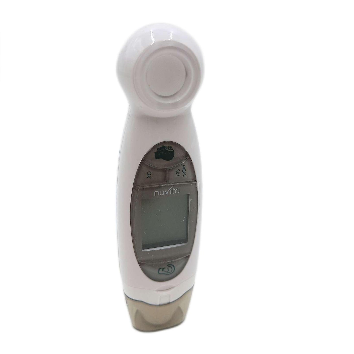 Nuvita 2087LX Stirnthermometer und Ohrthermometer | Med. Baby Thermometer | Digitales Thermometer Kinder und Erwachsene | Italienisches Design | Eu-Marke Nue Inkl. Aufbewahrungshülle