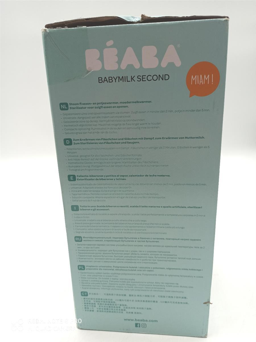 BÉABA Flaschenwärmer Babybedarf Baby Milk Second Sanfter Dampf Schnelles Aufwär