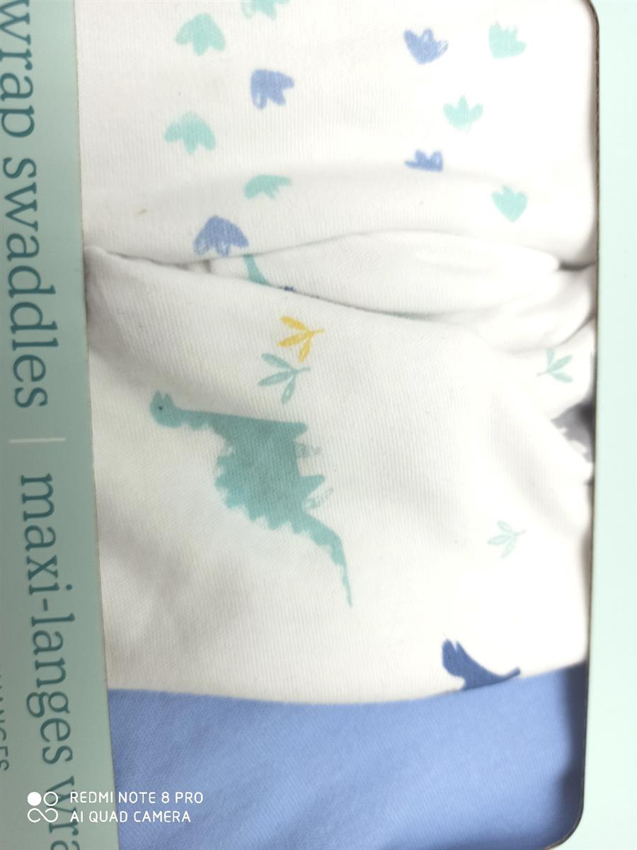 aden anais Wickel Decke Babybettwäsche Easy Swaddle 0 3 Monate Dinosaurier Muster Set