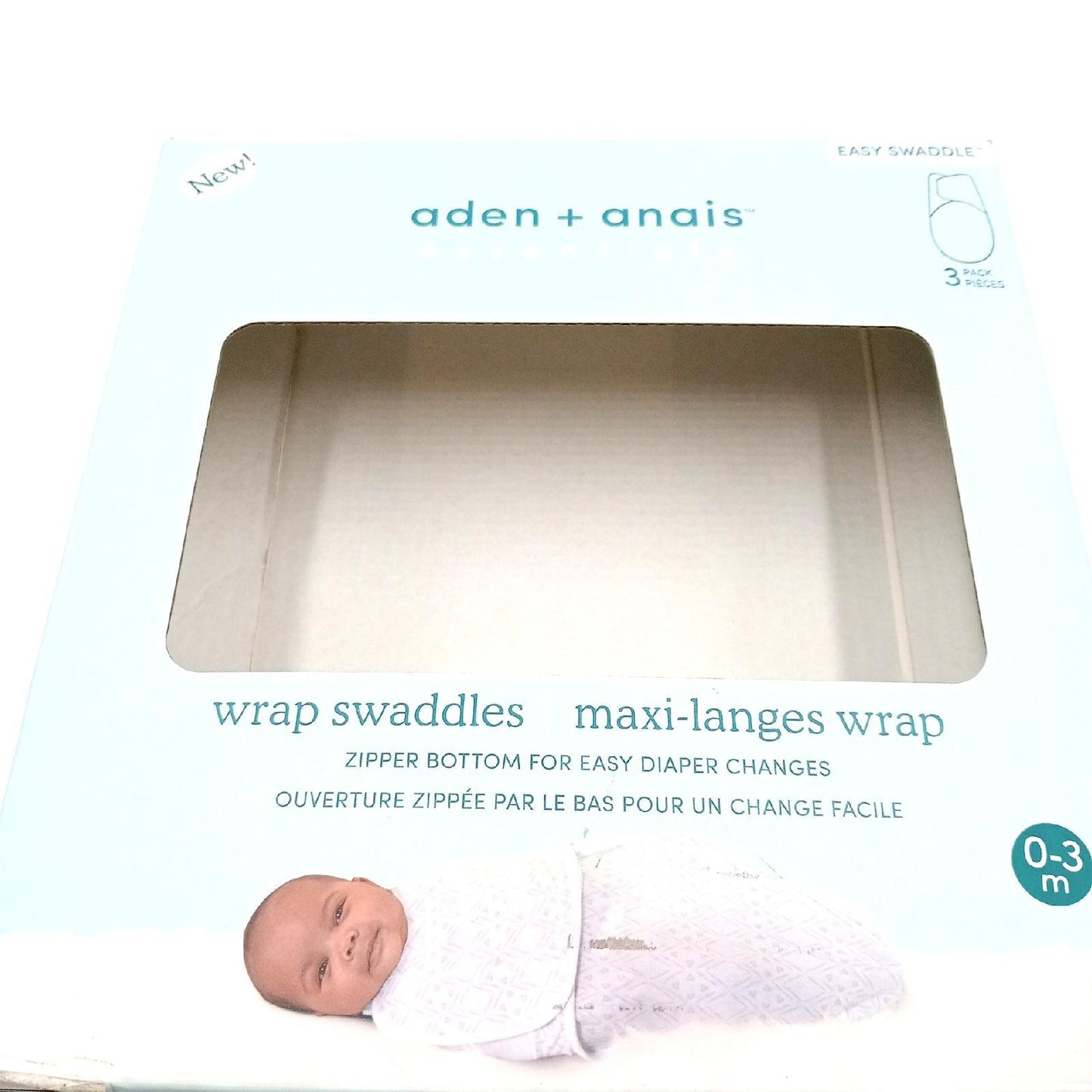aden anais Wickel Decke Babybettwäsche Easy Swaddle 0 3 Monate Dinosaurier Muster Set