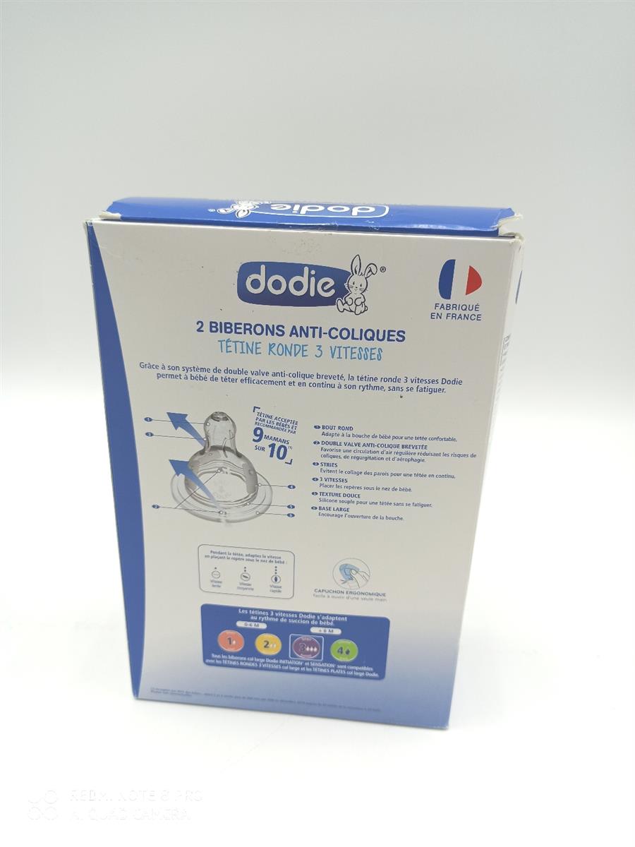 Dodie Babyflasche Babyausstattung Anti Kolik Flasche 330 ml Babykomfort Trink