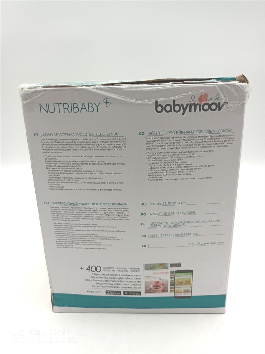 Babymoov Babynahrungszubereiter Küchengeräte Nutribaby Plus Sanft