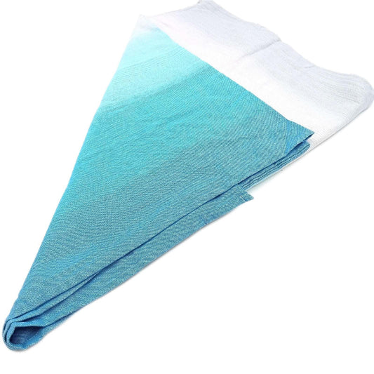 LittleFrog 6750 Gewebte Baby Tragetuch 4 Bamboo Lazurite grau 220 g Tragehilfe superleicht