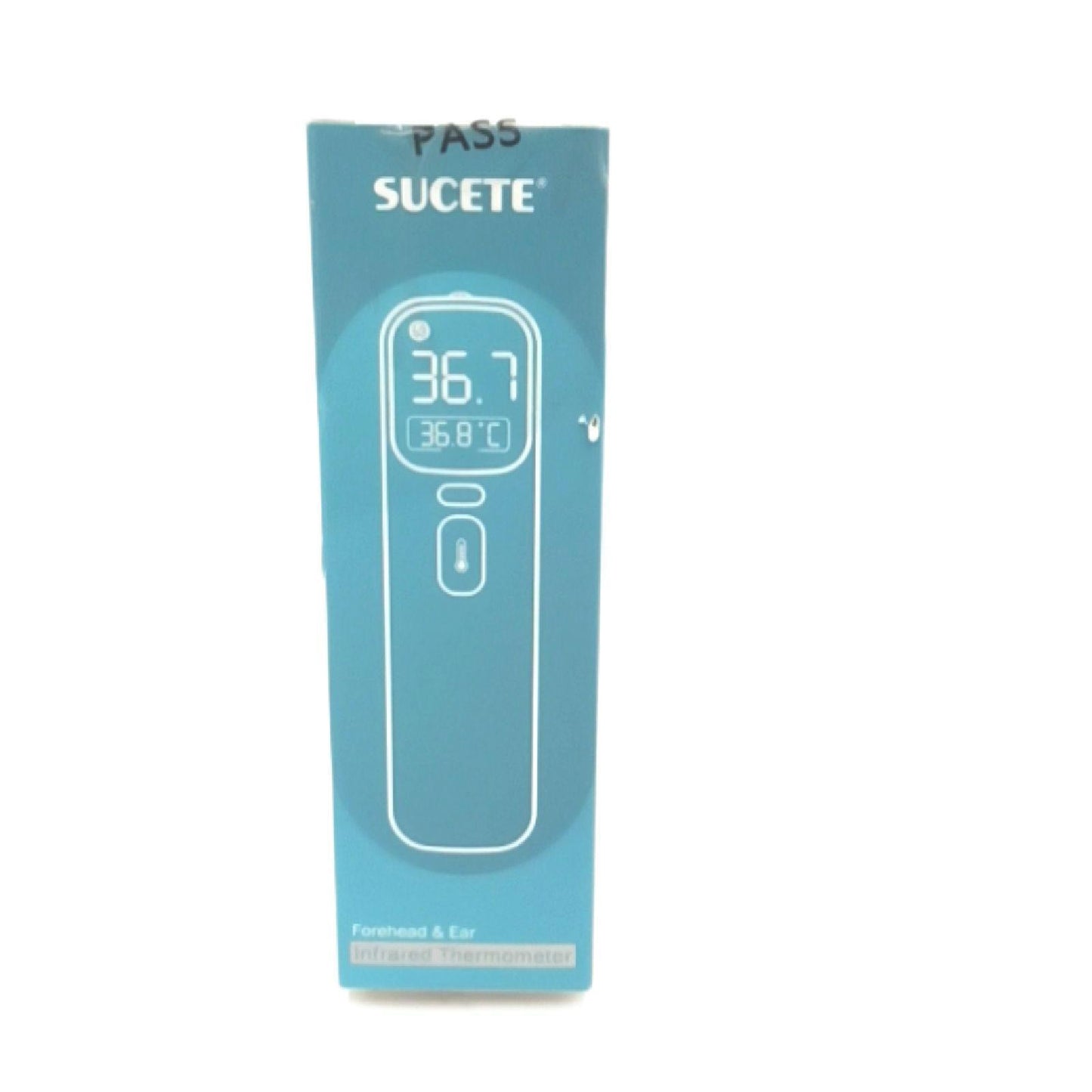 Fieberthermometer SUCETE Digital Infrarot Thermometer, Kontaktlos Stirnthermometer, Ohrthermometer mit Genauer Lesung, Stirn Ohr Thermometer mit Fieberalarm Speicher, für Babys Kinder und Erwachsene