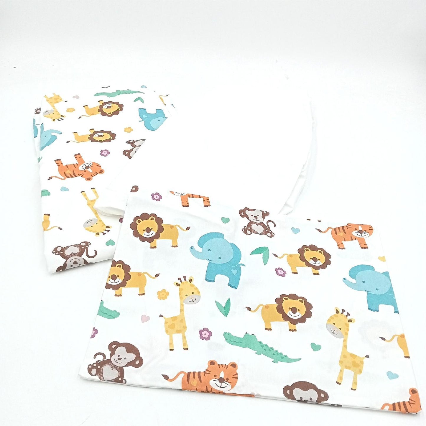Niimo Nimo 3er-Pack Baby Bettwäsche - Spannbettlaken + Bettbezug + Kissenbezug, 100% Baumwoll Bettlaken fürs Babybett, Beistellbett oder Kinderbett, Atmungsaktive Kinderbettlaken & Kinderbettwäsche