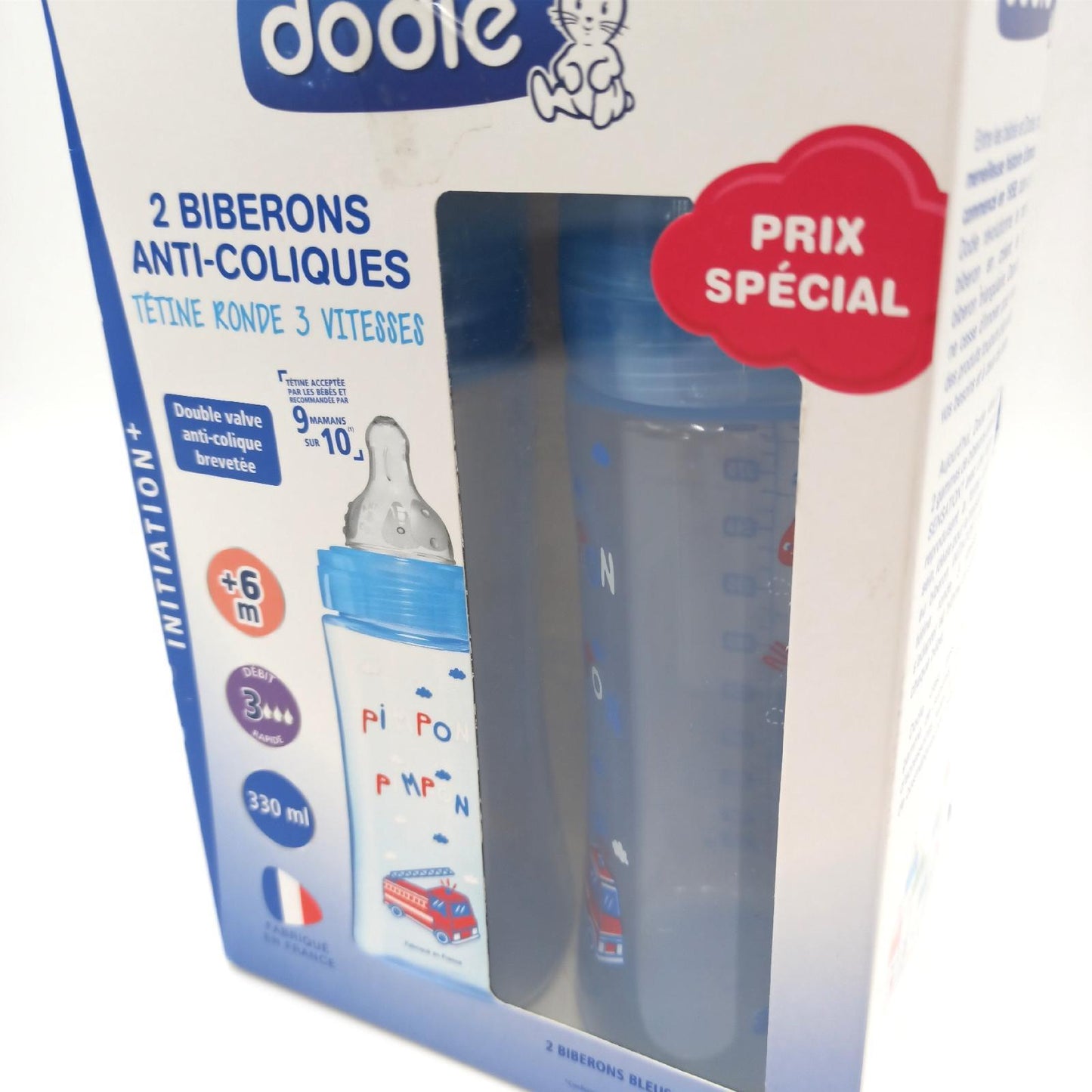 Dodie Babyflasche Babyausstattung Anti Kolik Flasche 330 ml Babykomfort Trink