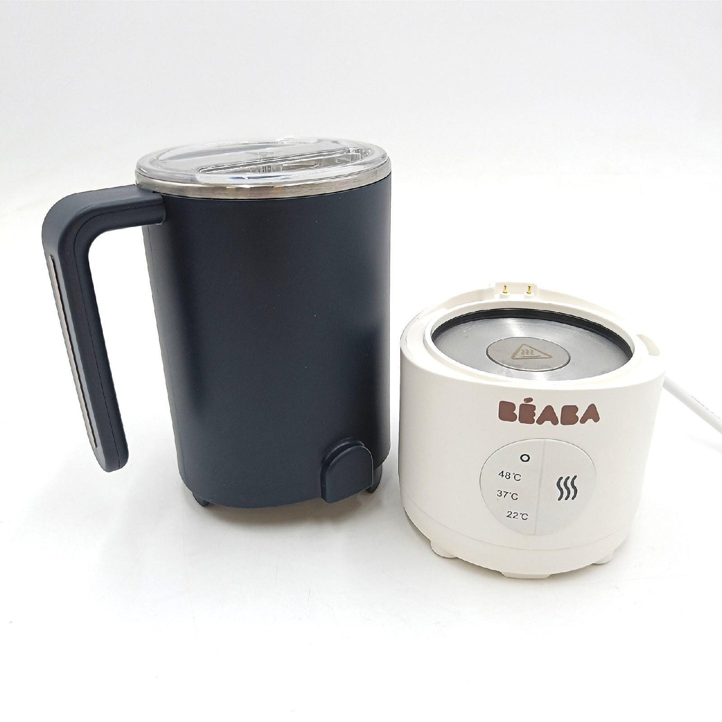 BÉABA Milk Prep Fläschchen Zubereiter Heizt schnell auf Milch Milchpulver Muttermilch Folgemilch Schokomilch Babies Kleinkinder Blau