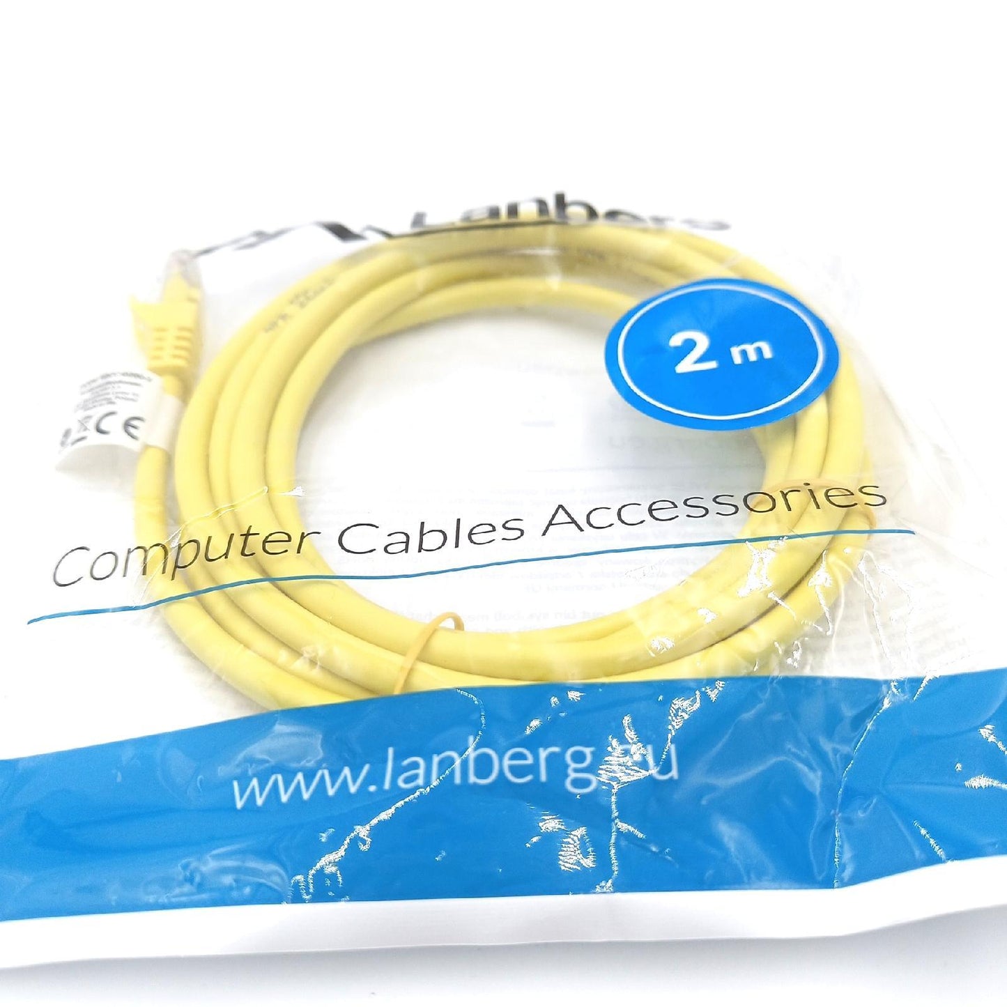 Lanberg PCU6-10CC-0200-Y Netzwerkkabel Kat.6 Utp, 2m gelb