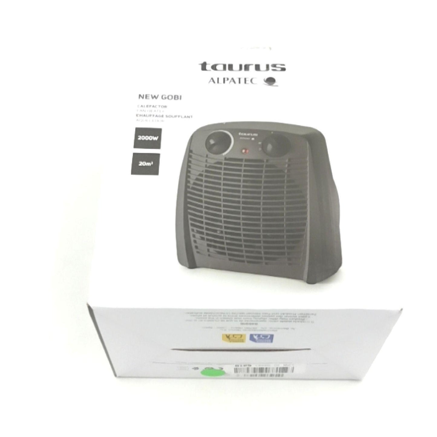 Taurus Gobi-Heater Thermo-Heizlüfter leise 2000 W einstellbarer Thermostat (20,99)
