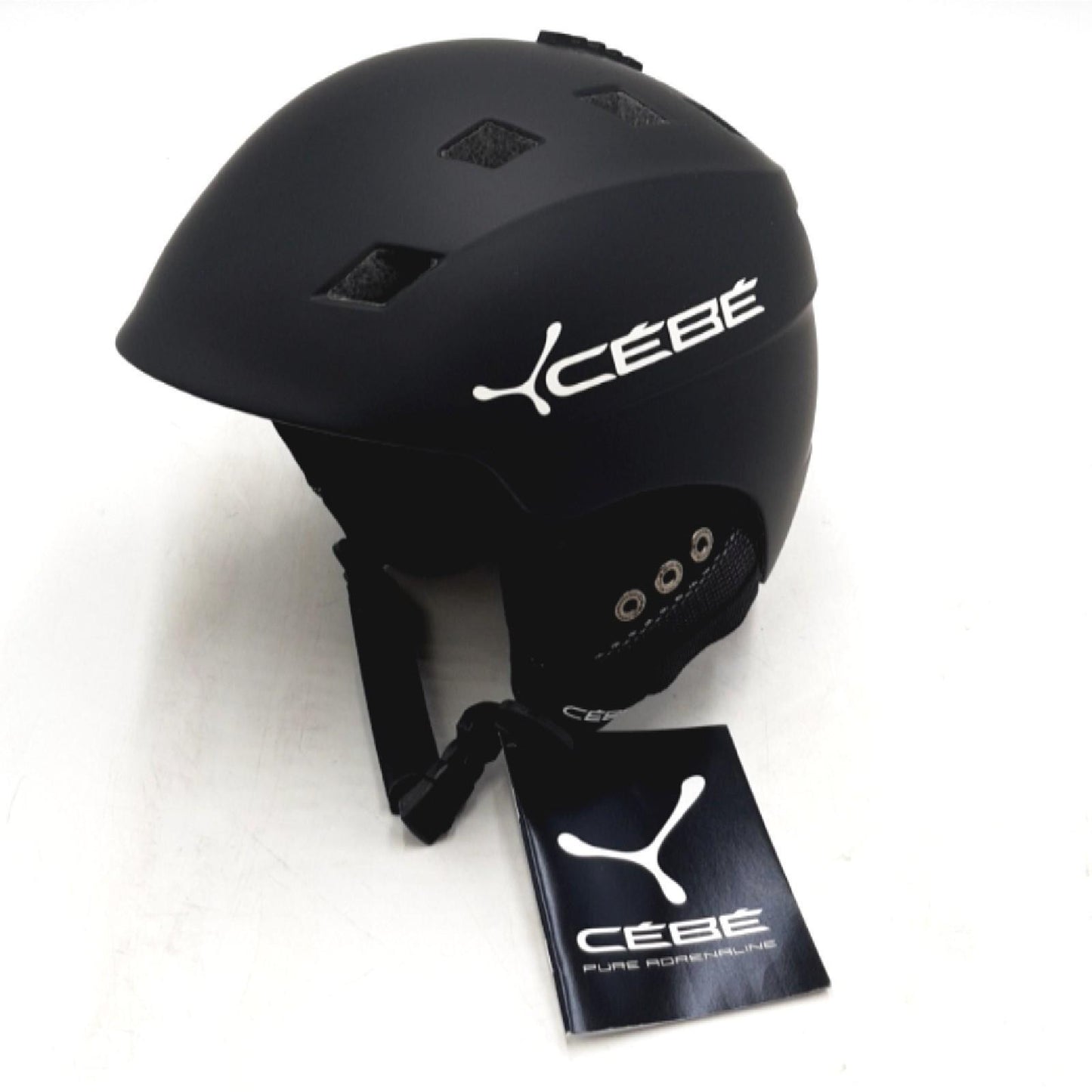 Cébé Skihelm Sportausrüstung Ivory Matt Black White 54 56cm Sicherheit Skifahren