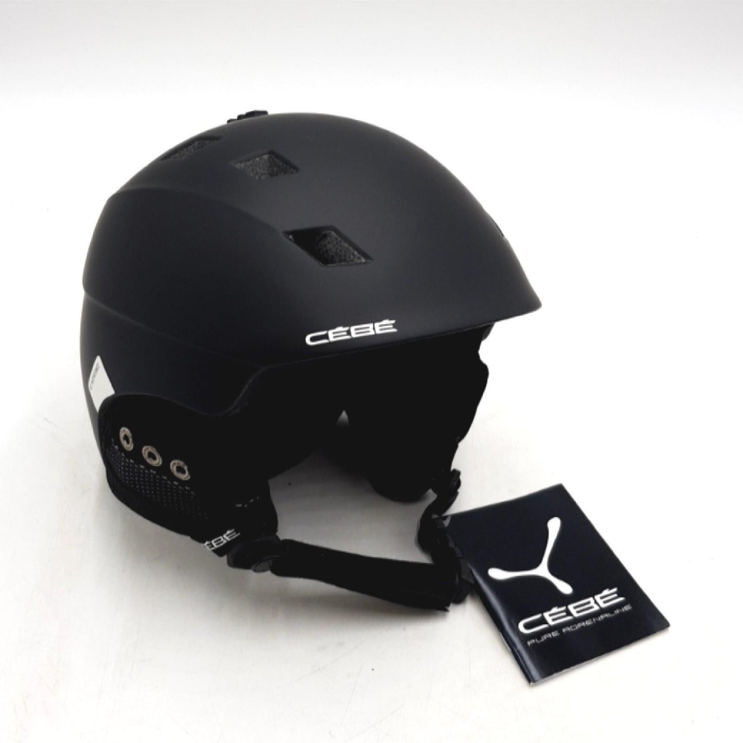 Cébé Skihelm Sportausrüstung Ivory Matt Black White 54 56cm Sicherheit Skifahren