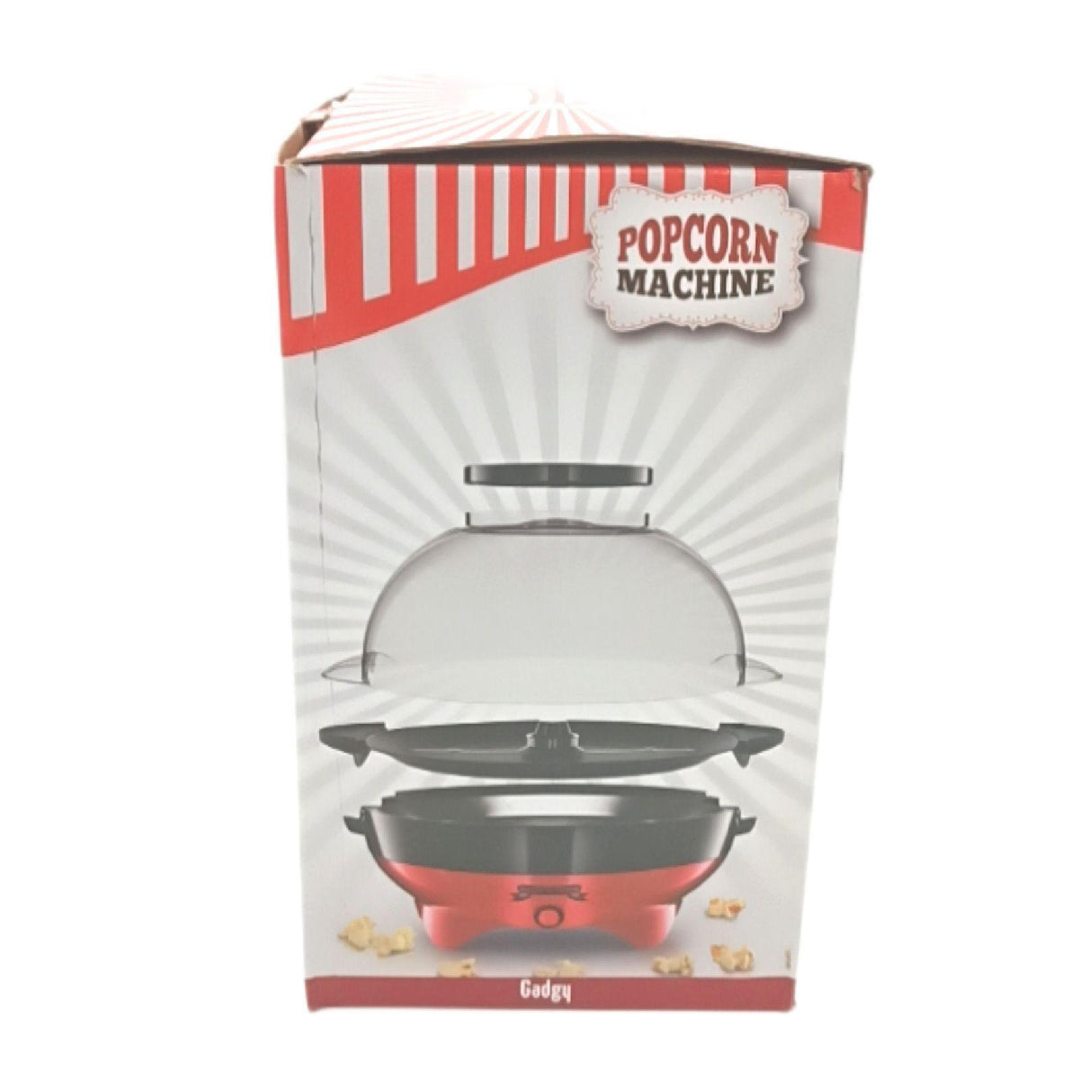 Gadgy Popcornmaschine Küchengeräte Haushalt Popcorn Maker 800 Watt Antihaftbesch
