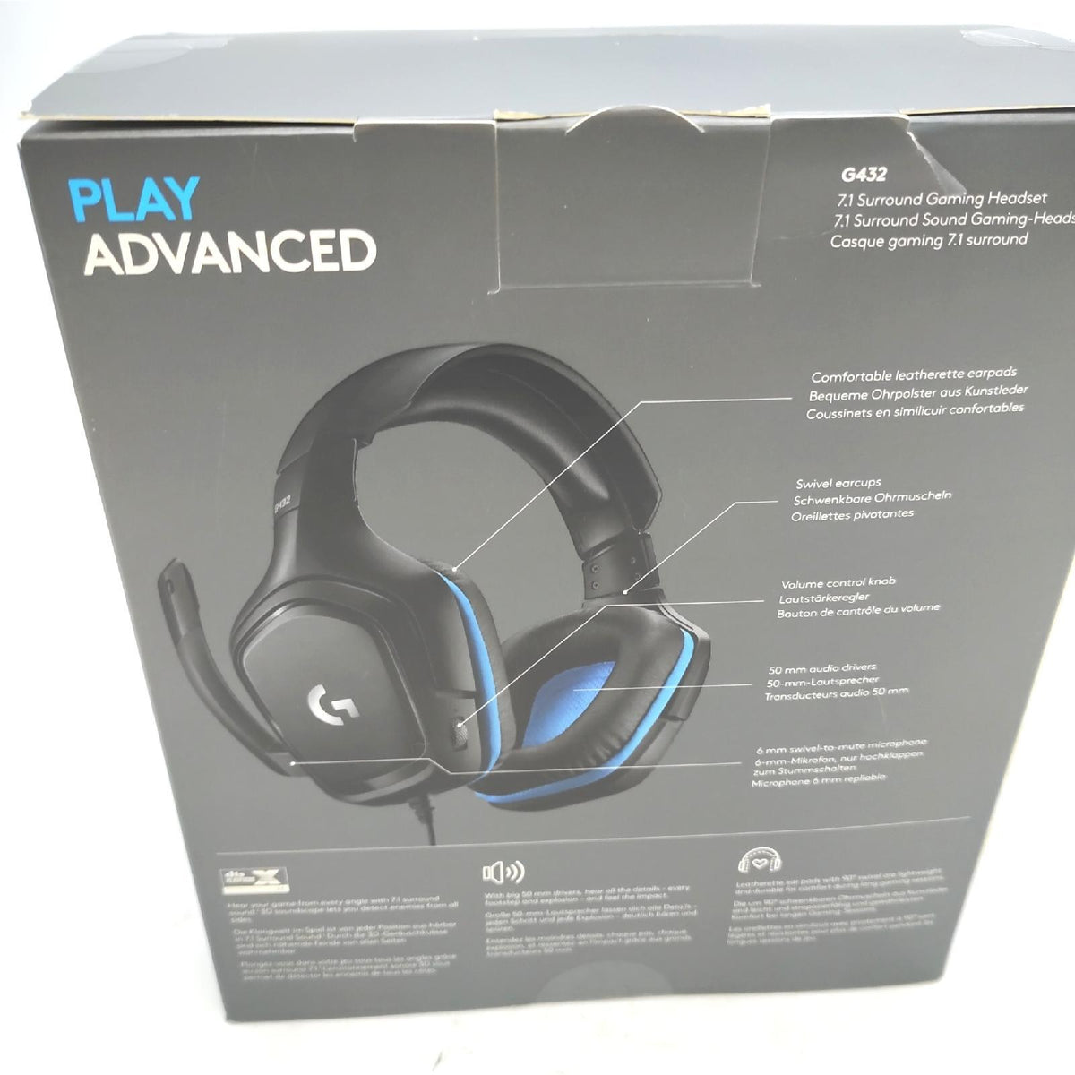 Logitech Gaming Kopfhörer Audiozubehör G432 7 1 Surround Sound DTS 2