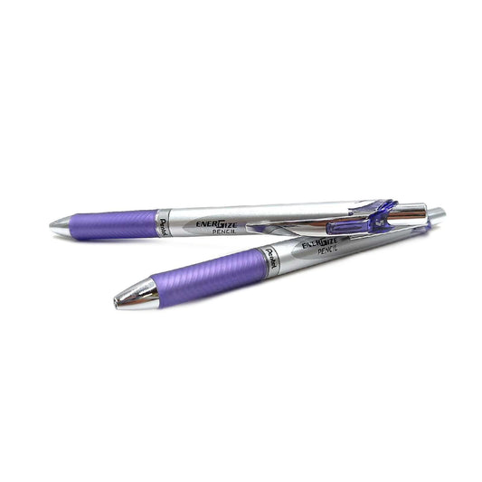 Pentel Kugelschreiber Schreibwaren PL75V Violett Silber 05 mm Schreibkomfort