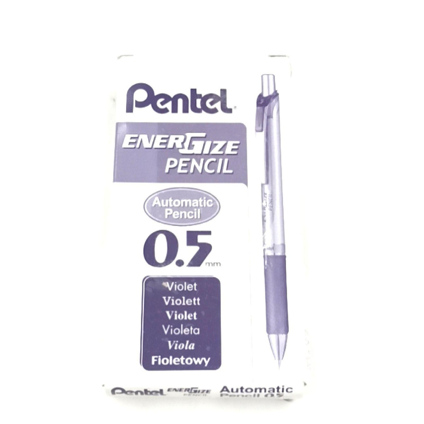 Pentel Kugelschreiber Schreibwaren PL75V Violett Silber 05 mm Schreibkomfort