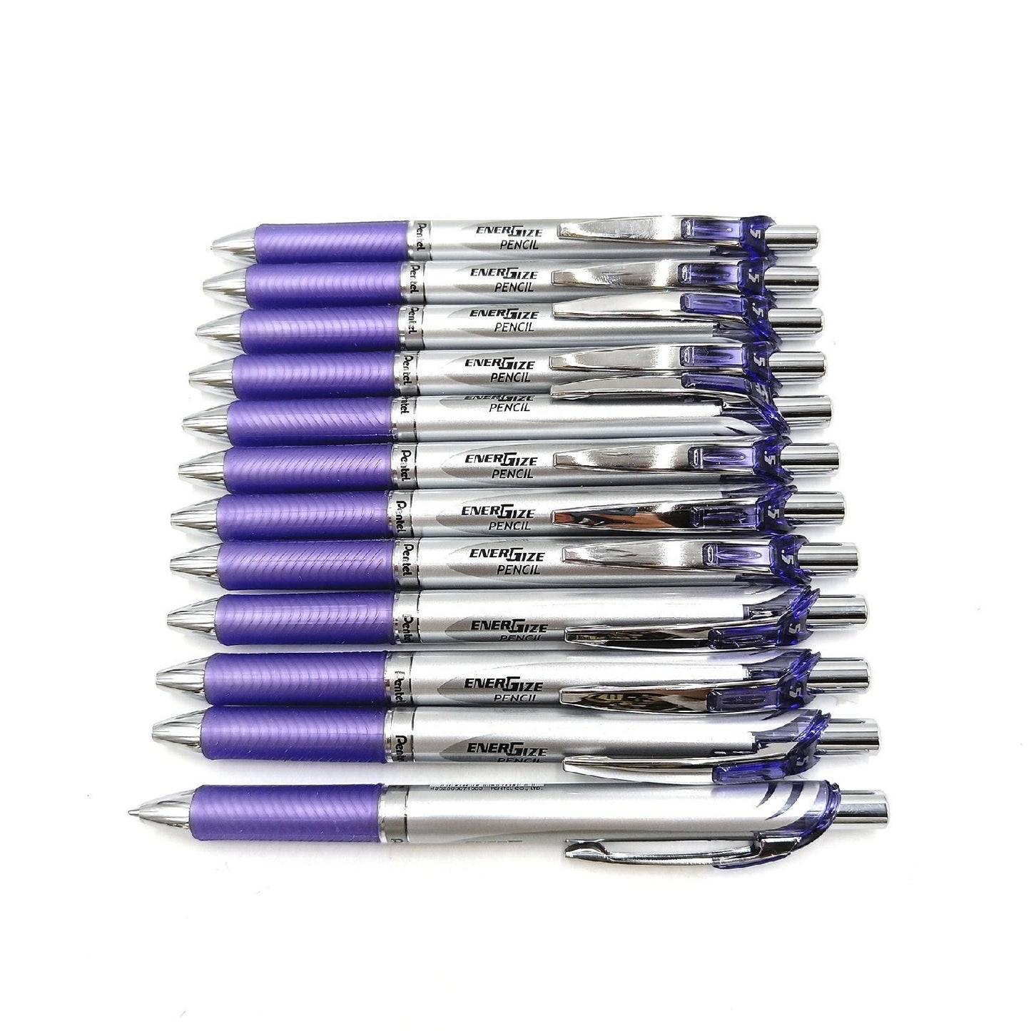 Pentel Kugelschreiber Schreibwaren PL75V Violett Silber 05 mm Schreibkomfort
