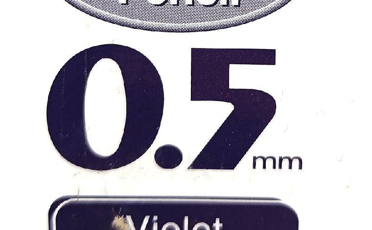 Pentel Kugelschreiber Schreibwaren PL75V Violett Silber 05 mm Schreibkomfort
