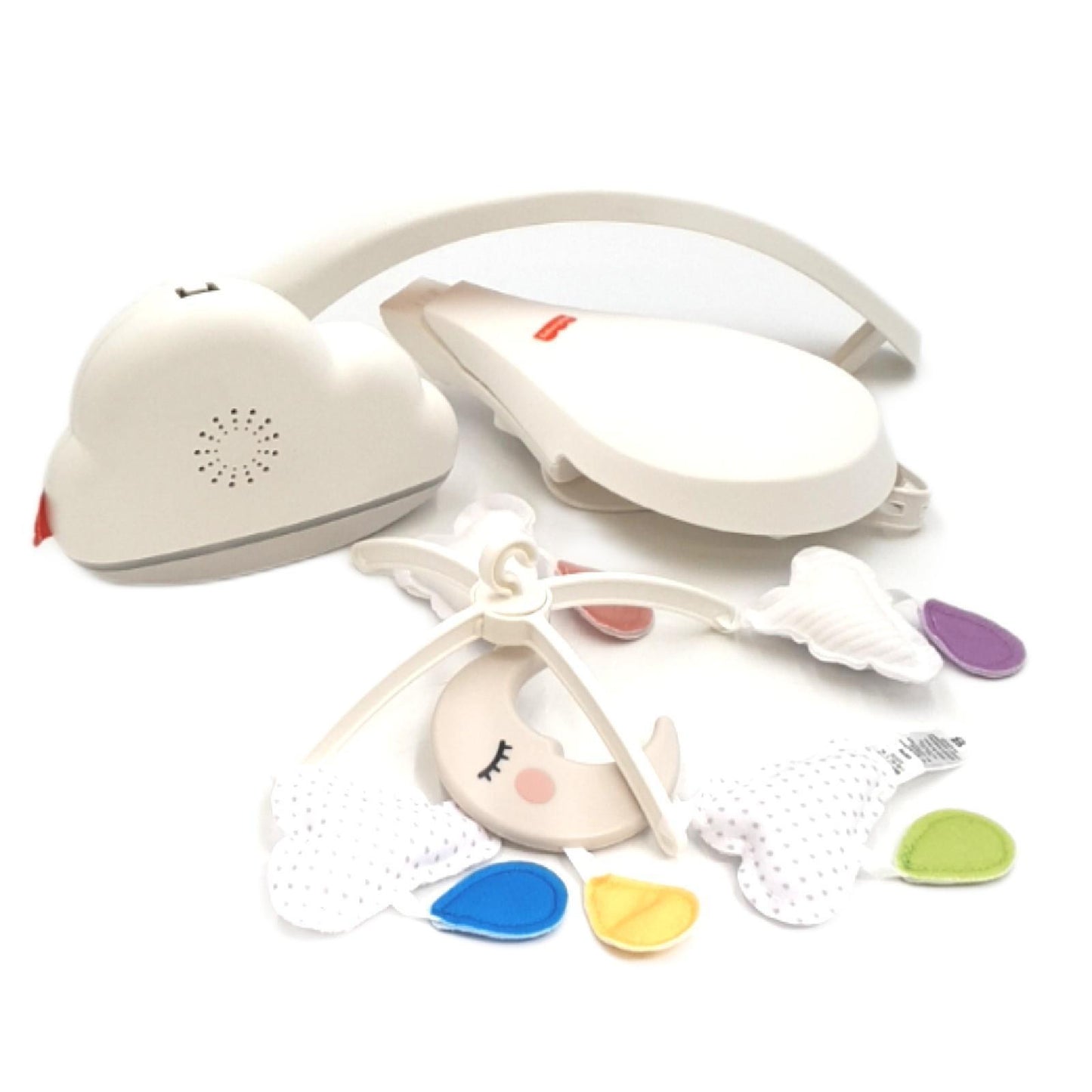 Fisher Price Mobiles Babyspielzeug WolkenMobile mit Geräuschsensor automatische Aktivierung bunt Spiel