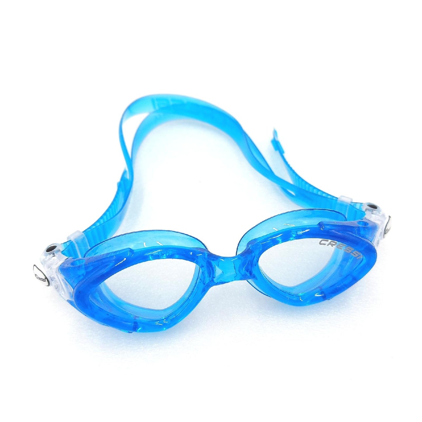 Cressi Schwimmbrille Kinder Schwimmausrüstung King Crab Hellblau robust dicht