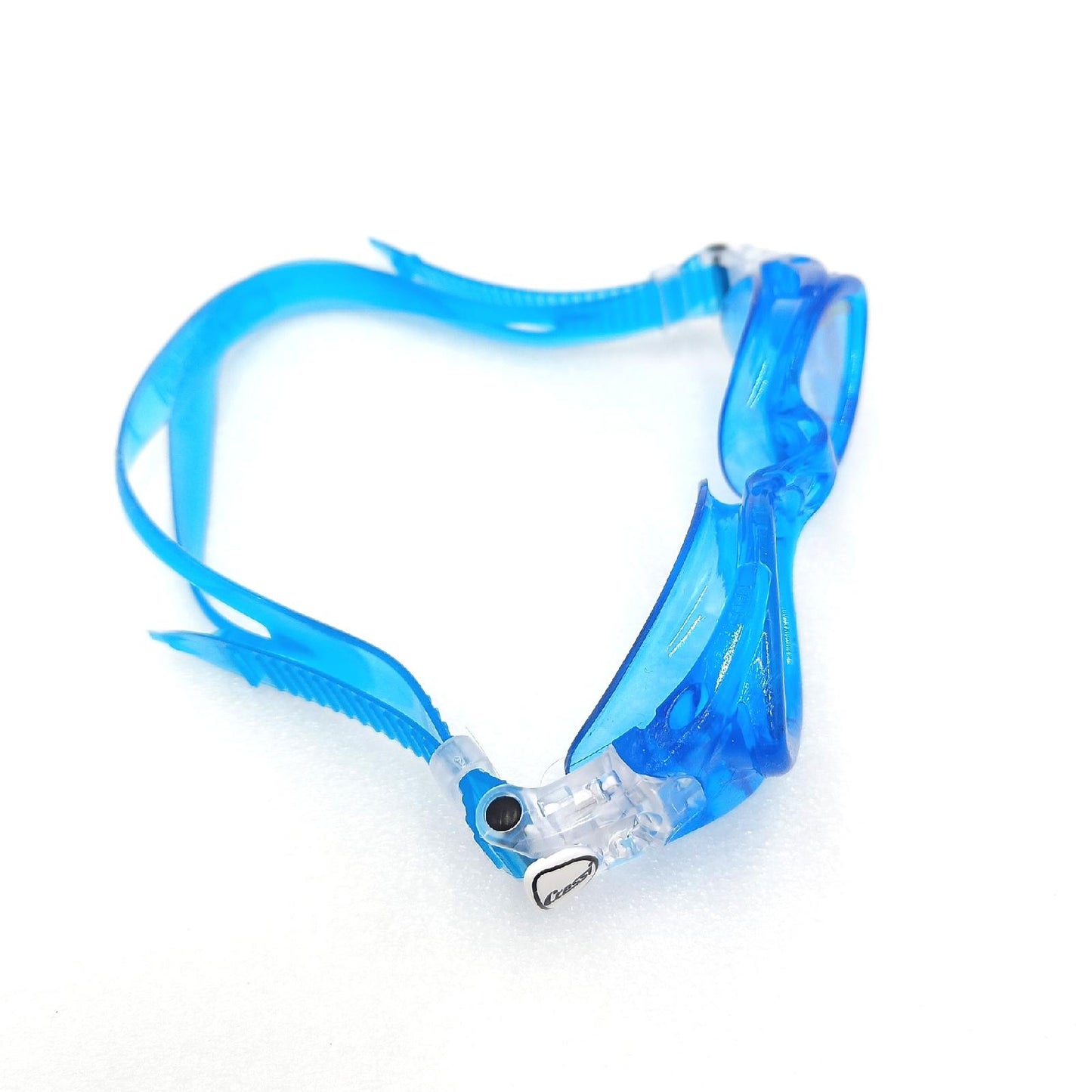 Cressi Schwimmbrille Kinder Schwimmausrüstung King Crab Hellblau robust dicht
