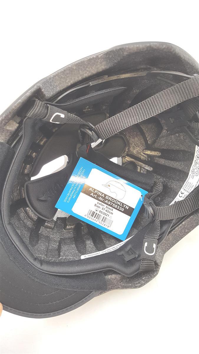 ALPINA Fahrradhelm Helme Brooklyn Unisex Ergonomisch Sicher Passt 57 61